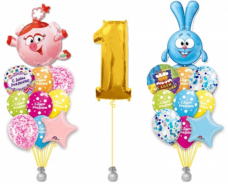 Воздушные шары на День Рождения купить с доставкой в Бутово по лучшей цене